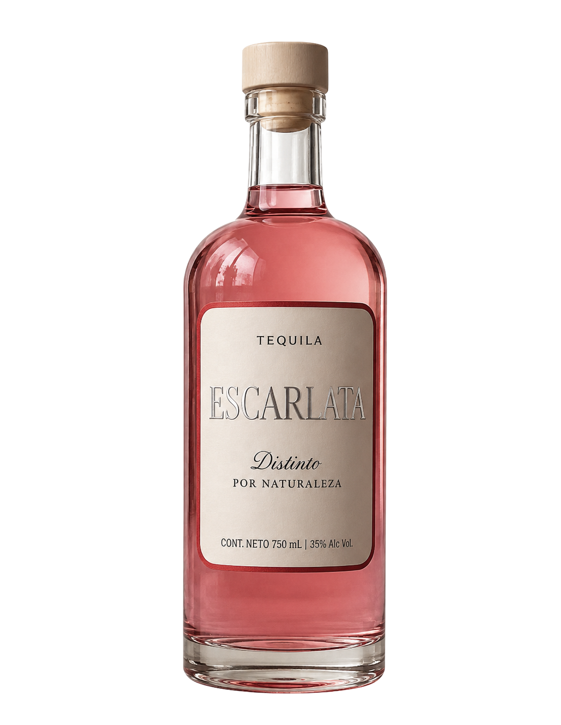 Escarlata — Tequila rosa premium LYMZA, edición especial 100% agave azul Weber
